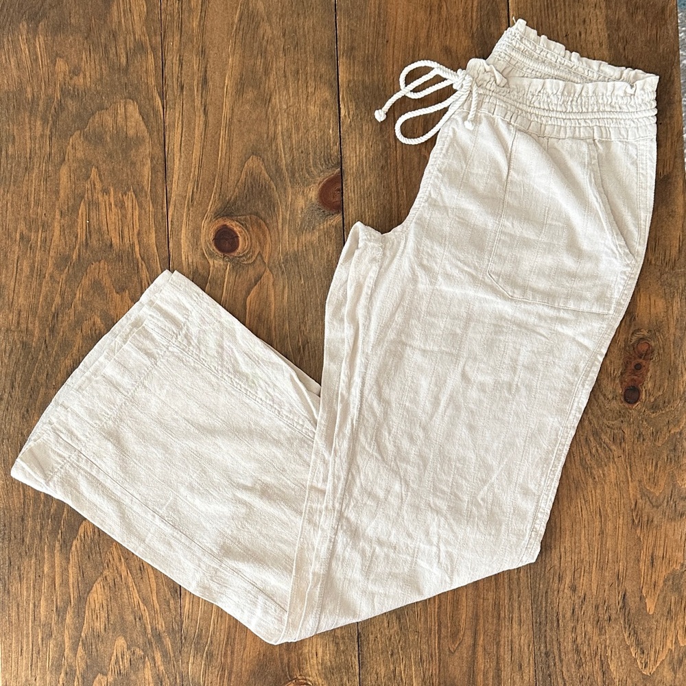 Roxy linen pants